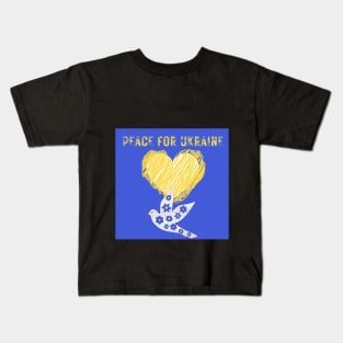 PEACE FOR UKRAINE Kids T-Shirt